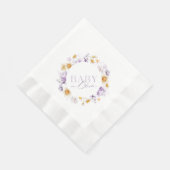 Baby in Bloom Serviette (Ecke)