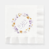 Baby in Bloom Serviette (Vorderseite)