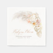 Baby in Bloom Soft Light Blume Kinderdusche Serviette (Vorderseite)