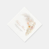 Baby in Bloom Soft Light Blume Kinderdusche Serviette (Ecke)