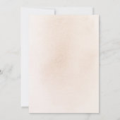 Baby in Bloom Soft Pastel Floral Baby Dusche Einladung (Rückseite)