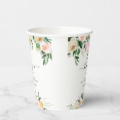 Baby in Bloom | Sonnenbeleuchtete BläserBaby-Dusch Pappbecher (Links)