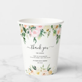 Baby in Bloom | Sonnenbeleuchtete BläserBaby-Dusch Pappbecher