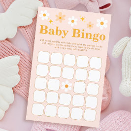 Baby in Bloom Spring Baby Dusche Bingo Spiel