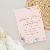 Baby in Bloom Spring Baby Dusche Einladung
