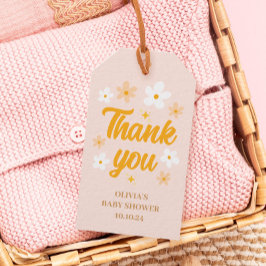 Baby in Bloom Spring Baby Dusche Gefallen Geschenkanhänger