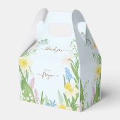 Baby in Bloom Spring Easter Baby Dusche Geschenkschachtel (Rückseite)