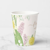 Baby in Bloom Spring Easter Baby Dusche Pappbecher (Vorderseite)
