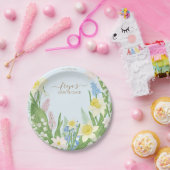 Baby in Bloom Spring Easter Baby Dusche Pappteller (Party)