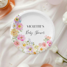 Baby in Bloom Spring Floral Girl Babydusche