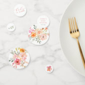 Baby In Bloom Spring Flowers Girl Baby Shower Konfetti (Gruppe)