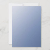 Baby in Bloom Spring Violet Wildblume Babydusche Einladung (Rückseite)