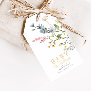 Baby in Bloom Spring Wildblume Floral Baby Fevor Geschenkanhänger