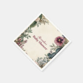 Baby in Bloom Spring Wildblume Serviette (Ecke)