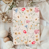 Baby in Bloom Stilvolle Arch Floral Baby Dusche Einladung