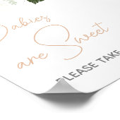 Baby in Bloom Sukkulente Babys sind süß Poster (Ecke)