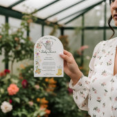 Baby in Bloom Summer Floral Garden Baby Dusche Einladung