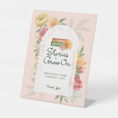 Baby in Bloom Summer Floral Garden Books for Baby Sockelschild (Vorderseite)