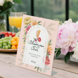 Baby in Bloom Summer Floral Garden Mama osa Bar Sockelschild