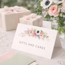 Baby in Bloom Sweet Floral Baby Shower Visitenkarten