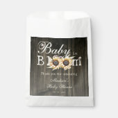 Baby in Bloom Watercolor Sonnenblumen Kinderdusche Geschenktütchen (Vorderseite)