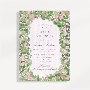 Baby in Bloom Whimsicaler Garten Baby Shower  Einladung