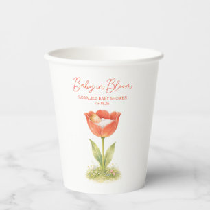 Baby in Bloom Whimsicaler Garten Boho-Baby-Party Pappbecher