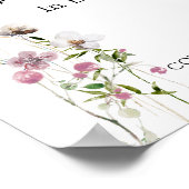 Baby in Bloom Wild Blume Shower Girl Poster (Ecke)