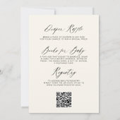 Baby in Bloom Wildblume alles in einer Kinderdusch Einladung (Rückseite)