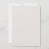 Baby in Bloom Wildblume Aquarell Kinderdusche Einladung (Rückseite)