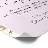 Baby in Bloom Wildblume Baby Duschzeit Kapsel Poster (Ecke)