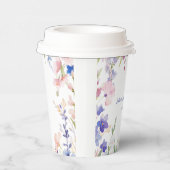 Baby in Bloom Wildblume Babydusche Dekoration Pappbecher (Rechts)