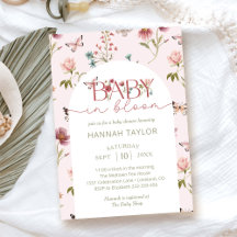 Baby in Bloom Wildblume Babydusche