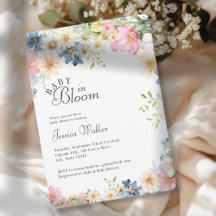 BABY IN BLOOM! Wildblume, Babydusche