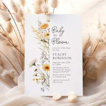 Baby in Bloom Wildblume Babydusche