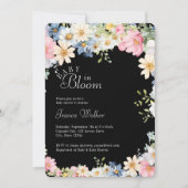 BABY IN BLOOM! Wildblume, Babydusche Einladung (Vorderseite)