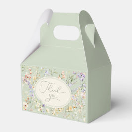 Baby in Bloom Wildblume Babydusche Geschenkschachtel