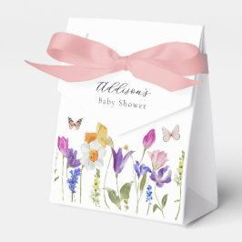 Baby in Bloom Wildblume Babydusche Geschenkschachtel
