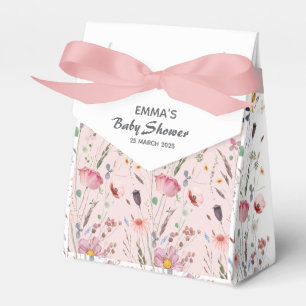 Baby in Bloom Wildblume Babydusche Geschenkschachtel