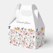 Baby in Bloom Wildblume Babydusche Geschenkschachtel (Rückseite)