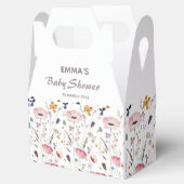 Baby in Bloom Wildblume Babydusche Geschenkschachtel (Geöffnet)