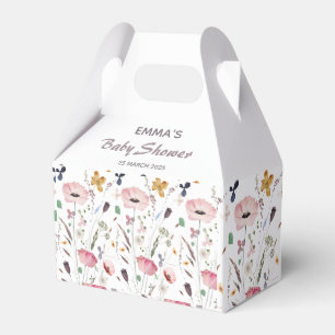 Baby in Bloom Wildblume Babydusche Geschenkschachtel