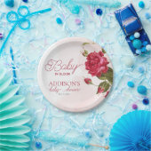 Baby in Bloom Wildblume Babydusche Pappteller (Party)