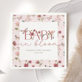 Baby in Bloom Wildblume Babydusche Serviette