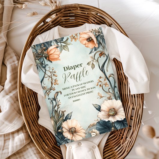 Baby in Bloom-Wildblume Begleitkarte