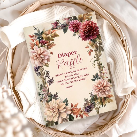 Baby in Bloom-Wildblume Begleitkarte