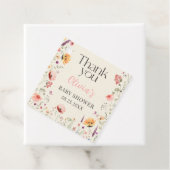 Baby in Bloom Wildblume Bloral Baby Dusche Geschenkanhänger (Beispiel)