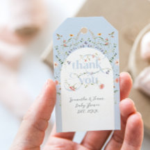 Baby in Bloom Wildblume Blue Boy Baby Dusche