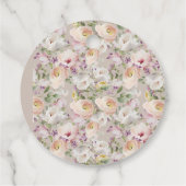 Baby in Bloom Wildblume Boho Kinderdusche Geschenkanhänger (Rückseite)