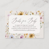 Baby in Bloom Wildblume Books for Baby Begleitkarte (Vorderseite)